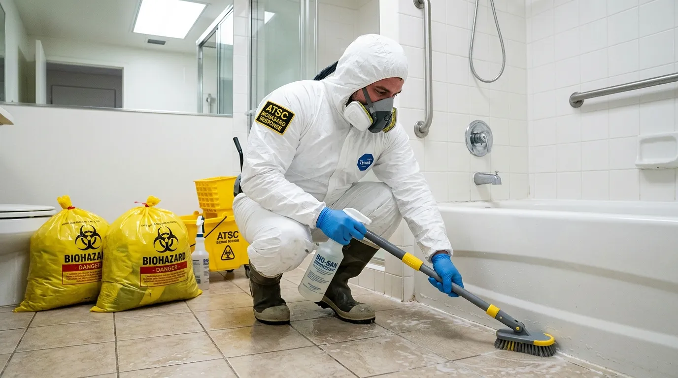 Decontamination equipment deployed for Blood Cleanup in Gwynn Oak